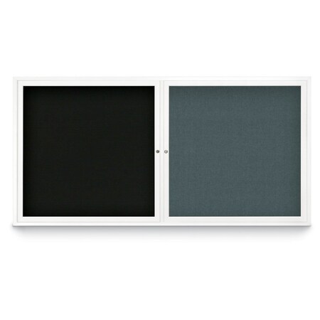 Corkboard,Single Door,Radius Frame,18x24,Black/Apricot